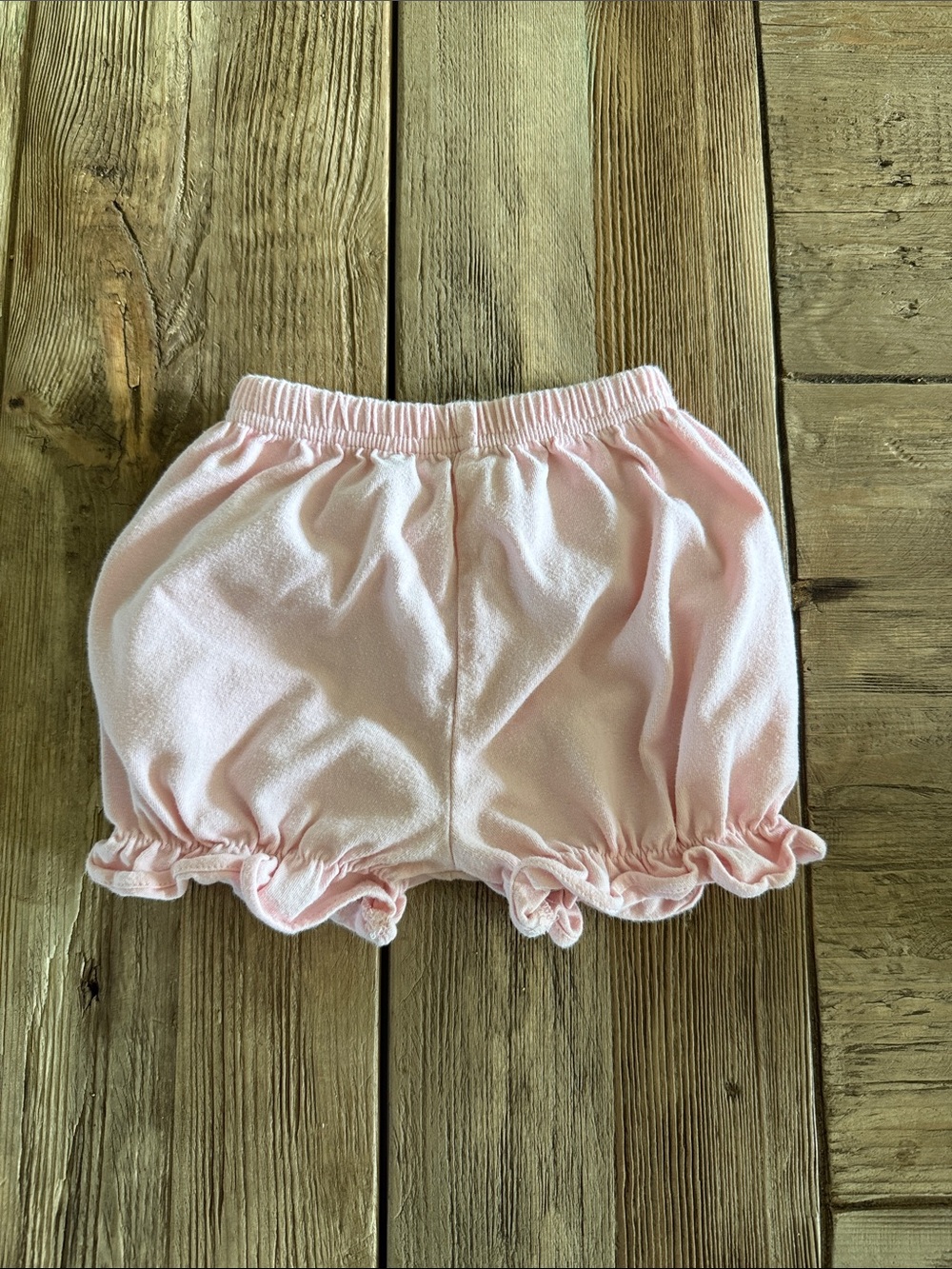 Trotter Street Kids Pink Ruffle Baby Bloomers - 9 months